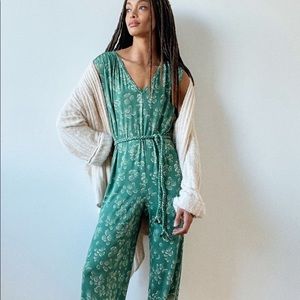 Anthropologie weekend sleep jumpsuit